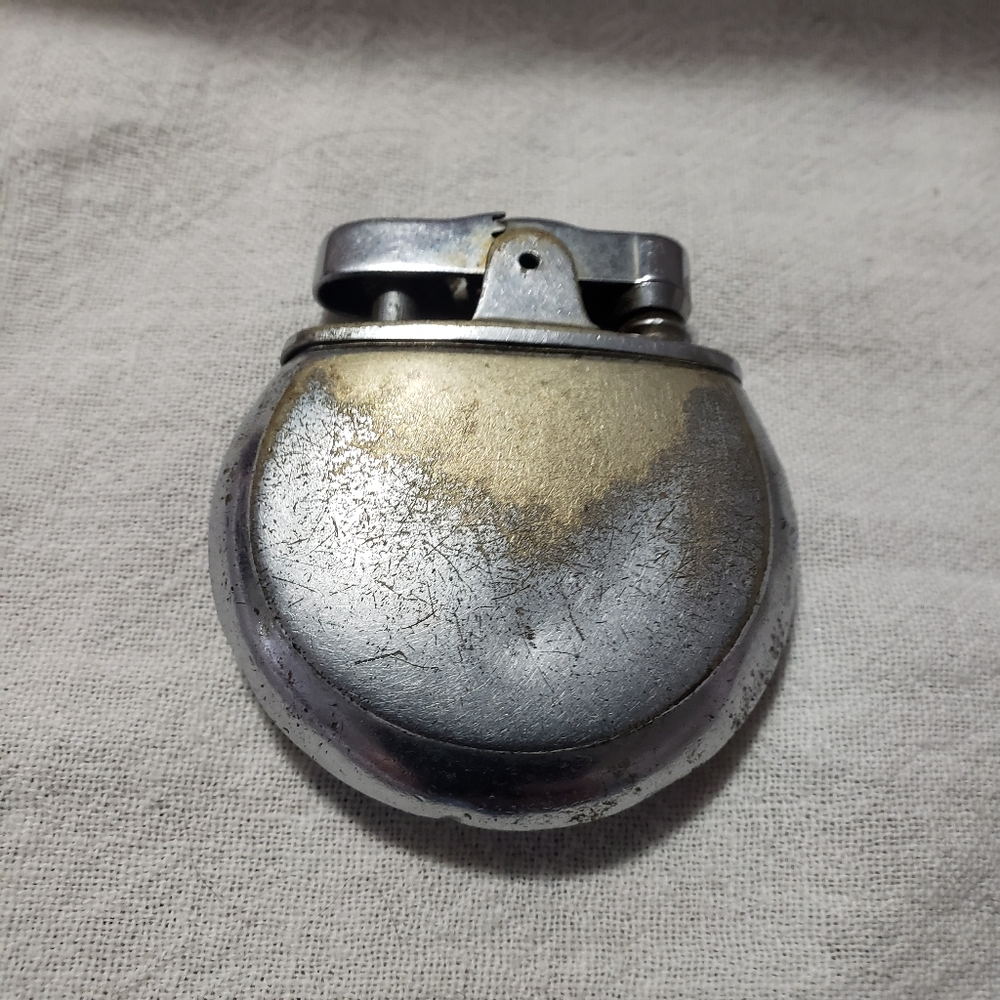 Vintage Ronson Ronette Silvertone Lighter 1930's Working Condition - Picture 2 of 11